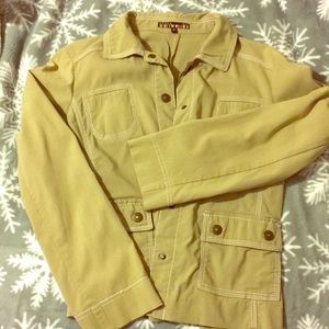 Rayon and spandex safari green light weight jacket